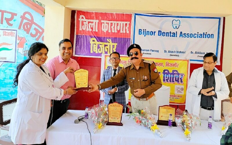 Dental camp organized on International Women's Day in Bijnor District Jail