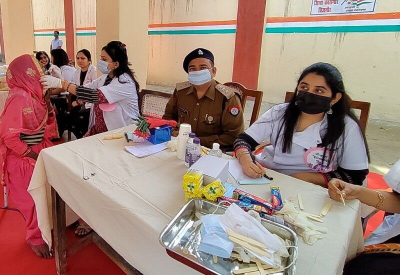 Dental camp organized on International Women's Day in Bijnor District Jail