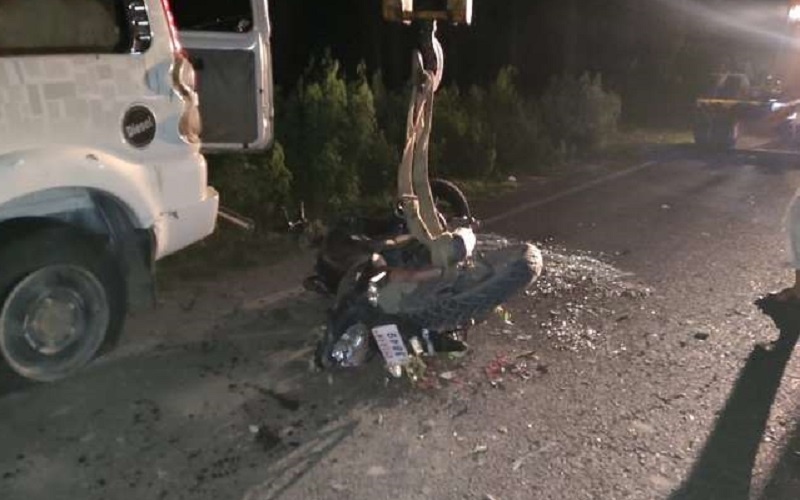 Accident : Two bike riders died tragically due to collision of Scorpio in Bijnor