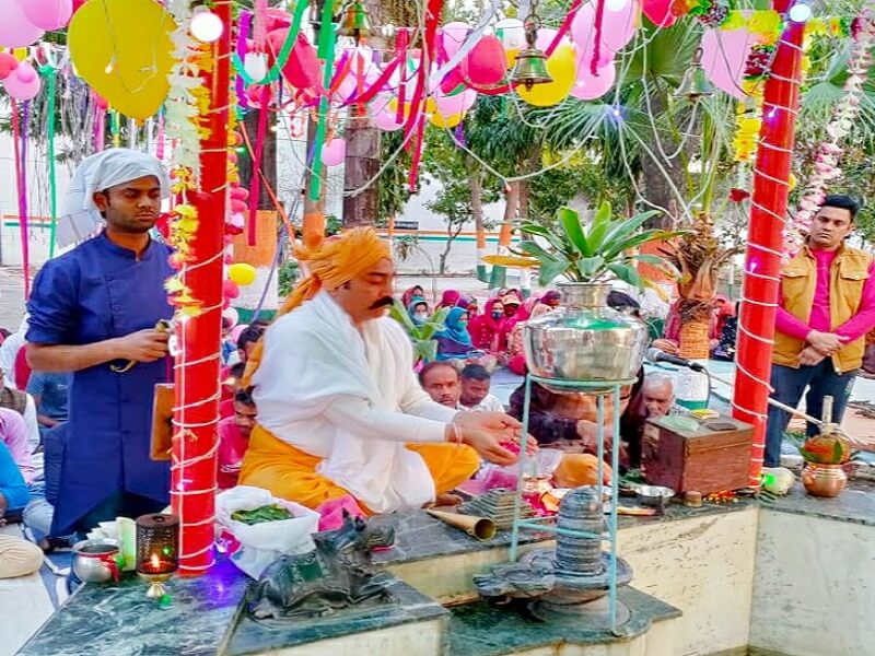 Rudrabhishek program in Bijnor Jail on Shivratri with great pomp