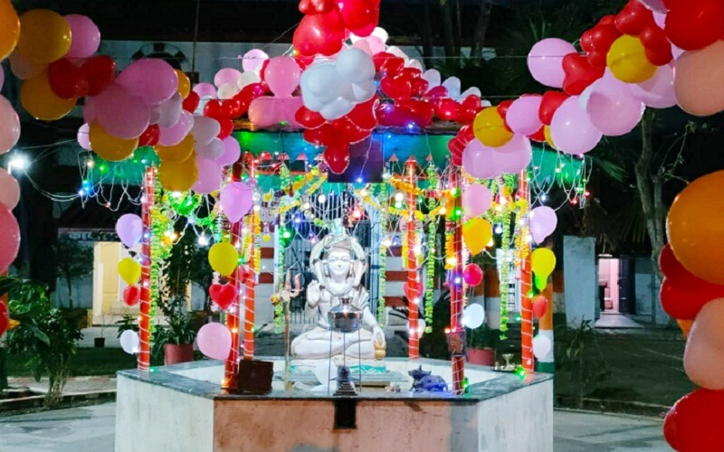 Rudrabhishek program in Bijnor Jail on Shivratri with great pomp