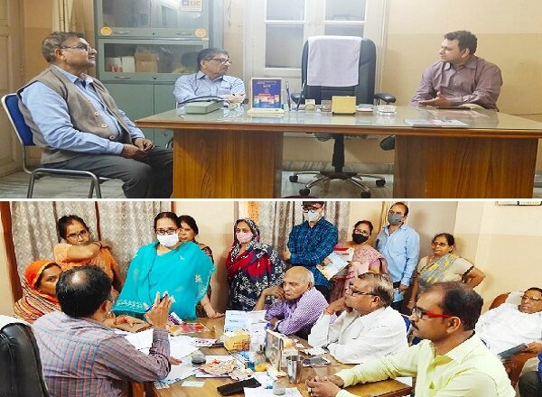 कानपुर : द फुटकार दवा व्यापार मंडल के निशुल्क हेल्थ कैंप में सैंकड़ों मरीजों का इलाज