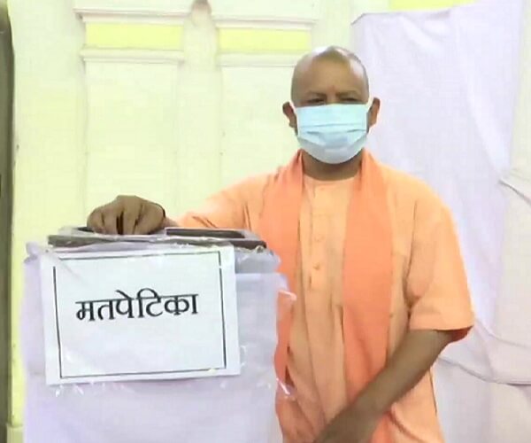 MLC elections continue for 27 seats in UP, CM Yogi casts his vote