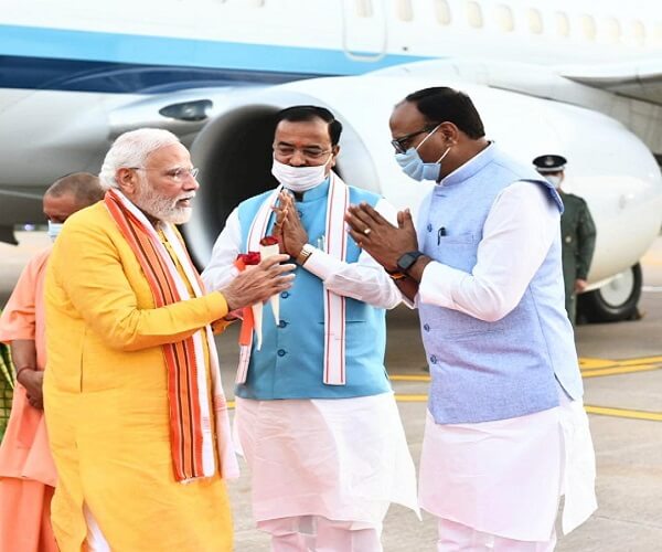 PM Modi holds meeting with ministers of Yogi government in Lucknow