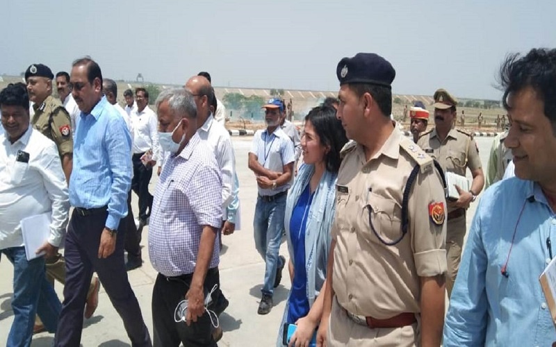 Bundelkhand Expressway : Additional Chief Secretary inspected in Banda and Jalaun