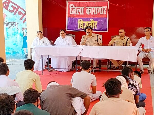 Moral discourse program of Prajapita Brahmakumari Ishwariya Vishwavidyalaya in Bijnor Jail