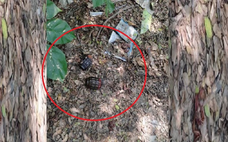 UP News : 18 hand grenades found lying in bushes in Ayodhya, stirred up entire area