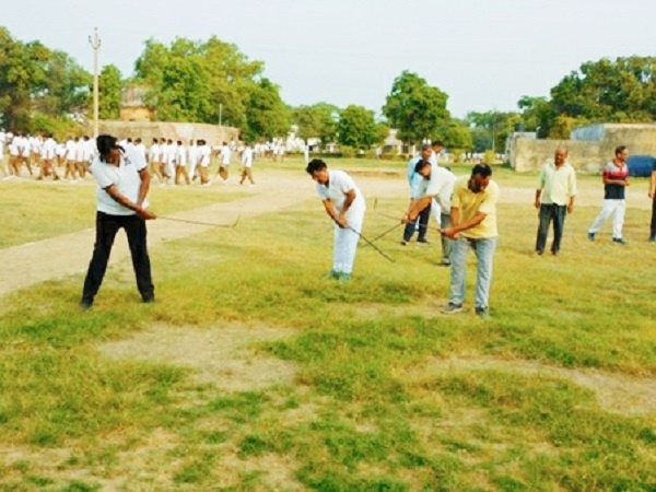 Preparations for Yoga Day started in Sitapur Police Training College