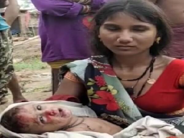 Traumatic death of woman after being crushed by truck in Banda, lactating girl also seriously injured