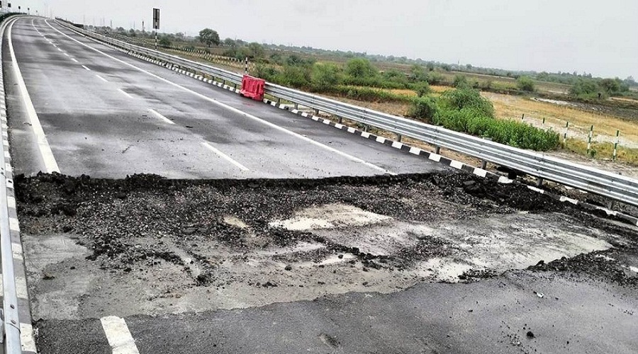 Bundelkhand Expressway : collapsed on 5th day of inauguration, open poll of claims