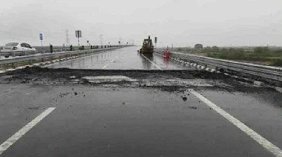 Bundelkhand Expressway : collapsed on 5th day of inauguration, open poll of claims