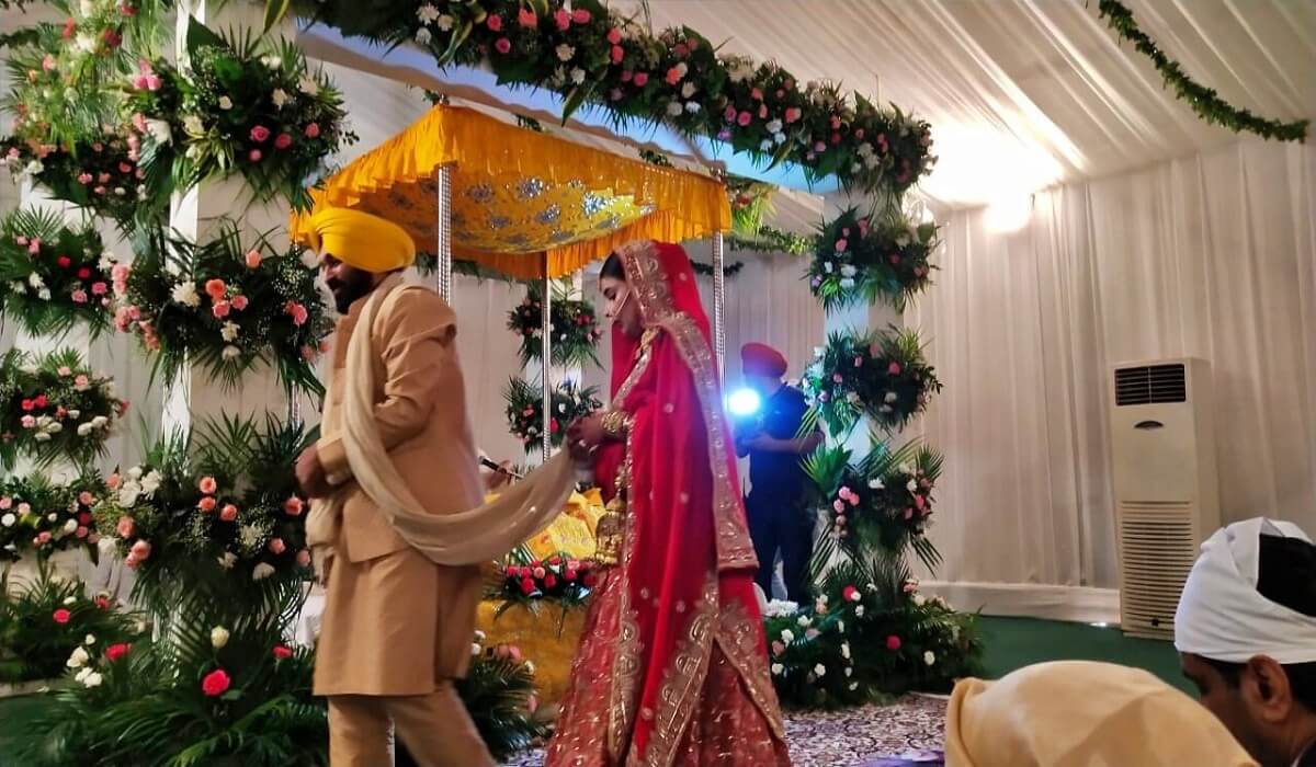 Bhagwant Mann Marriage : Bhagwant Mann became the groom again, married to Gurpreet Kaur, 20 years younger