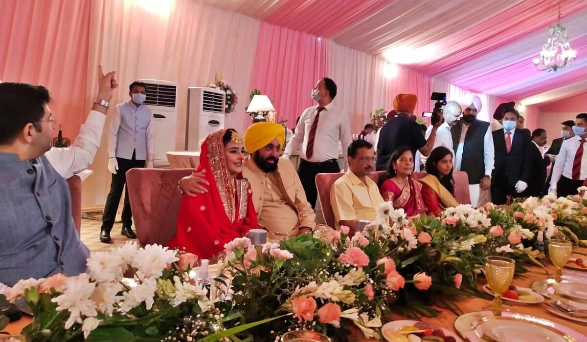 Bhagwant Mann Marriage : Bhagwant Mann became the groom again, married to Gurpreet Kaur, 20 years younger