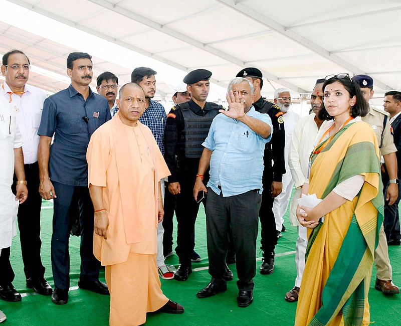 CM Yogi Adityanath said in Jalaun expressway will become axis of development of Bundelkhand