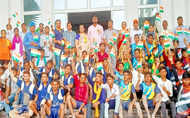 Banda : District level Kho-Kho competition in BPM College