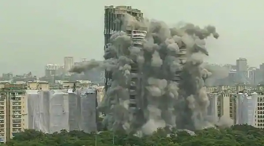 UP : Twin towers demolished in 9 seconds, 4 blasts and corruption
