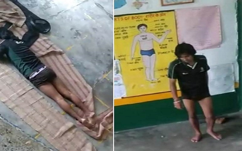 UP : Drunk teacher took off paint after reaching school, then created ruckus, police caught
