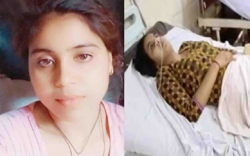 Big news from Banda : Two sisters fed up with actions of their father released from jail, consumed poison, one died-other serious