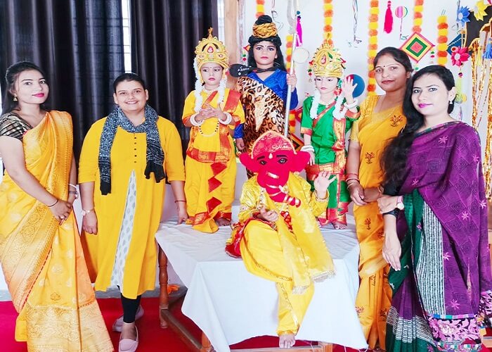 Banda : Ganesh festival celebrated at EuroKid Play School