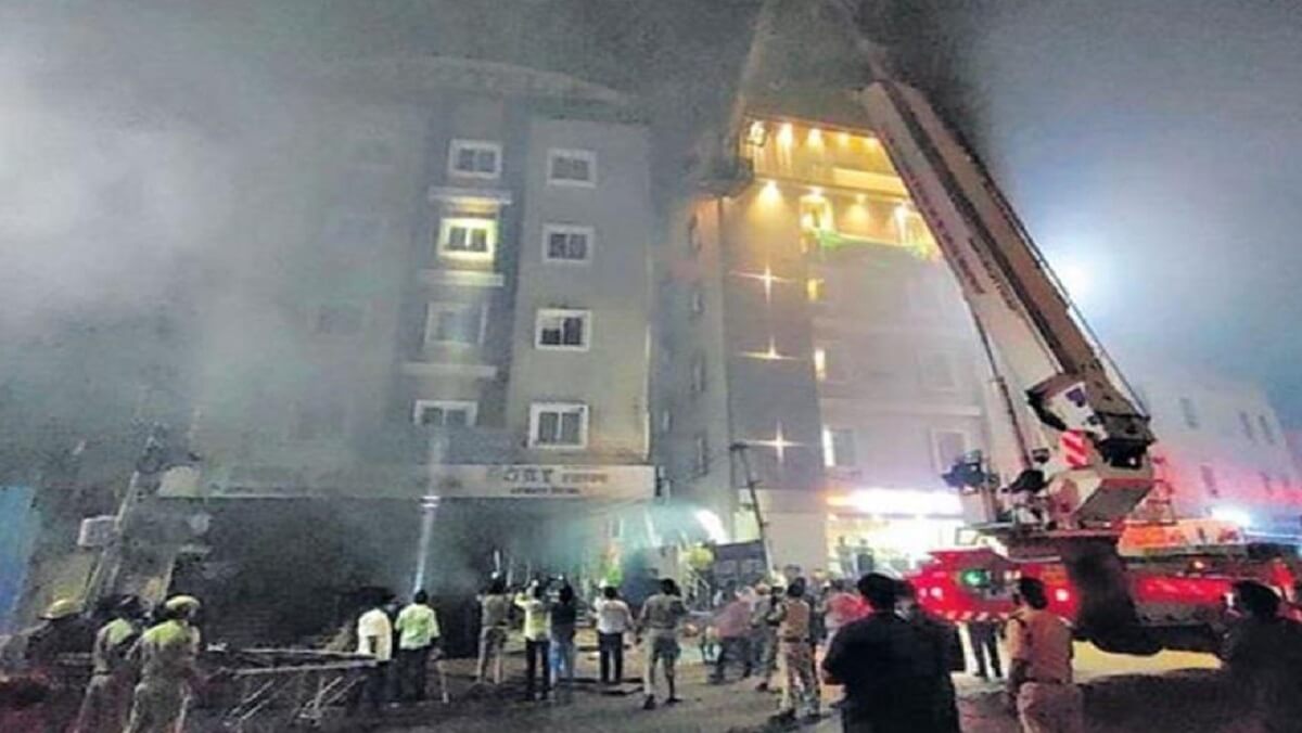 Fire breaks out in electric scooter charging unit at Secunderabad hotel, 6 dead