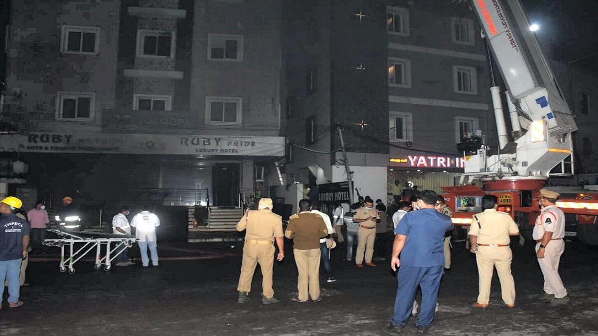 Fire breaks out in electric scooter charging unit at Secunderabad hotel, 6 dead