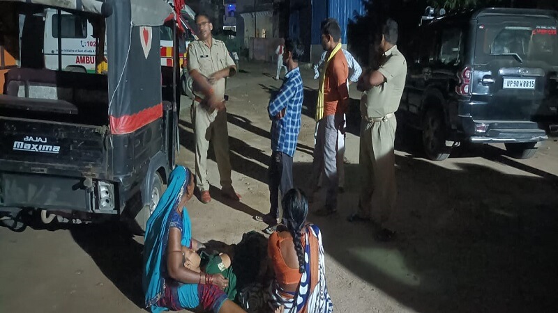 Breaking : Accident in Banda, painful death of bike rider