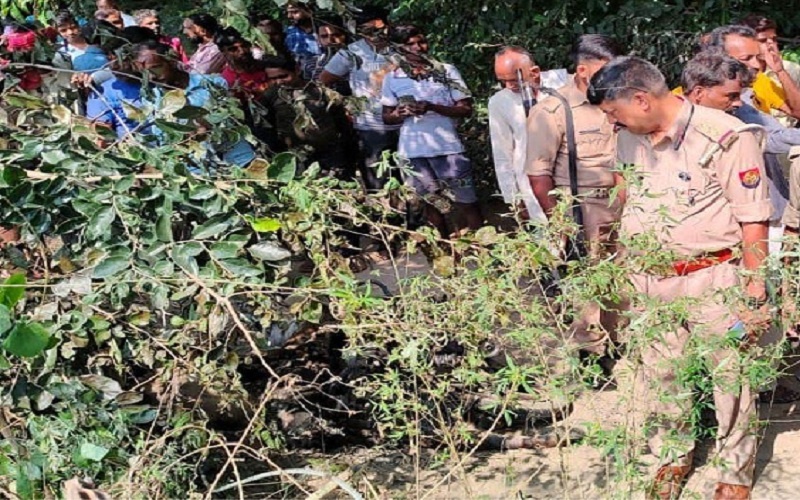 UP : Two bike riders burnt alive, accident due to high tension line