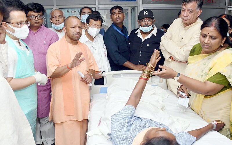 Kanpur Accident : CM Yogi met injured in Kanpur, then said this big thing