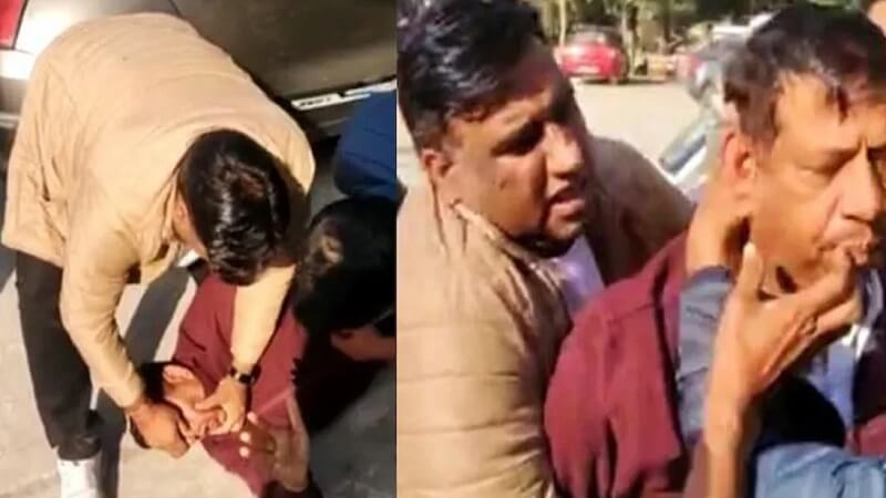 Inspector swallows bribe money in Faridabad, spits it out