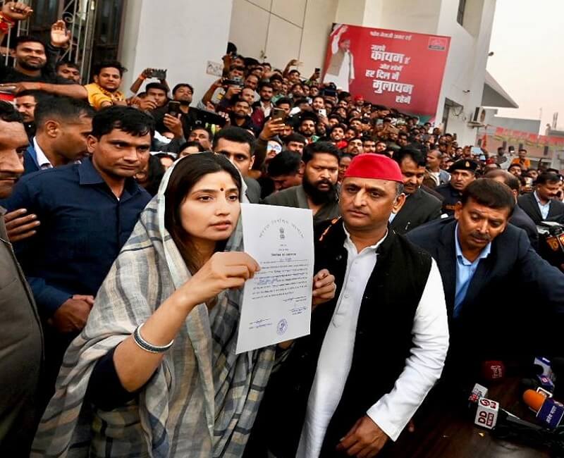 Dimple's sting in Mainpuri, then Azam's fort collapsed in Rampur, SP-Ralaud's victory in Khatauli too