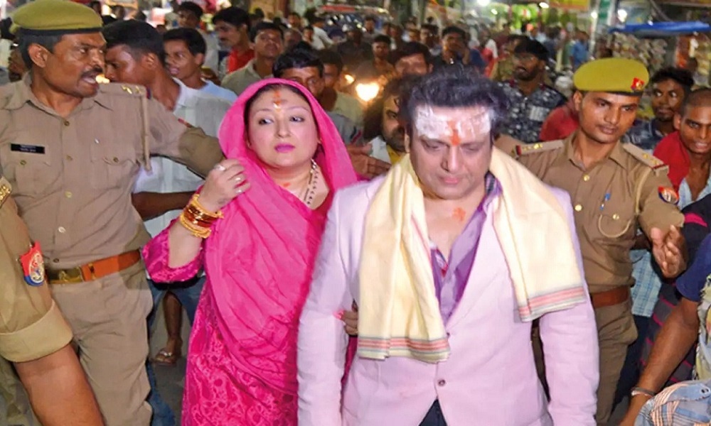 Varanasi : Actor Govinda visited Baba Vishwanath and Mother Annapurna, crowd of fans