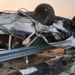 बुंदेलखंड एक्सप्रेस-वे : दो कारों की टक्कर में चार लोगों की मौत, दो रेफर