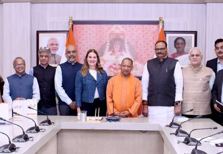 UP : Bill Gates's wife Milinda met CM Yogi